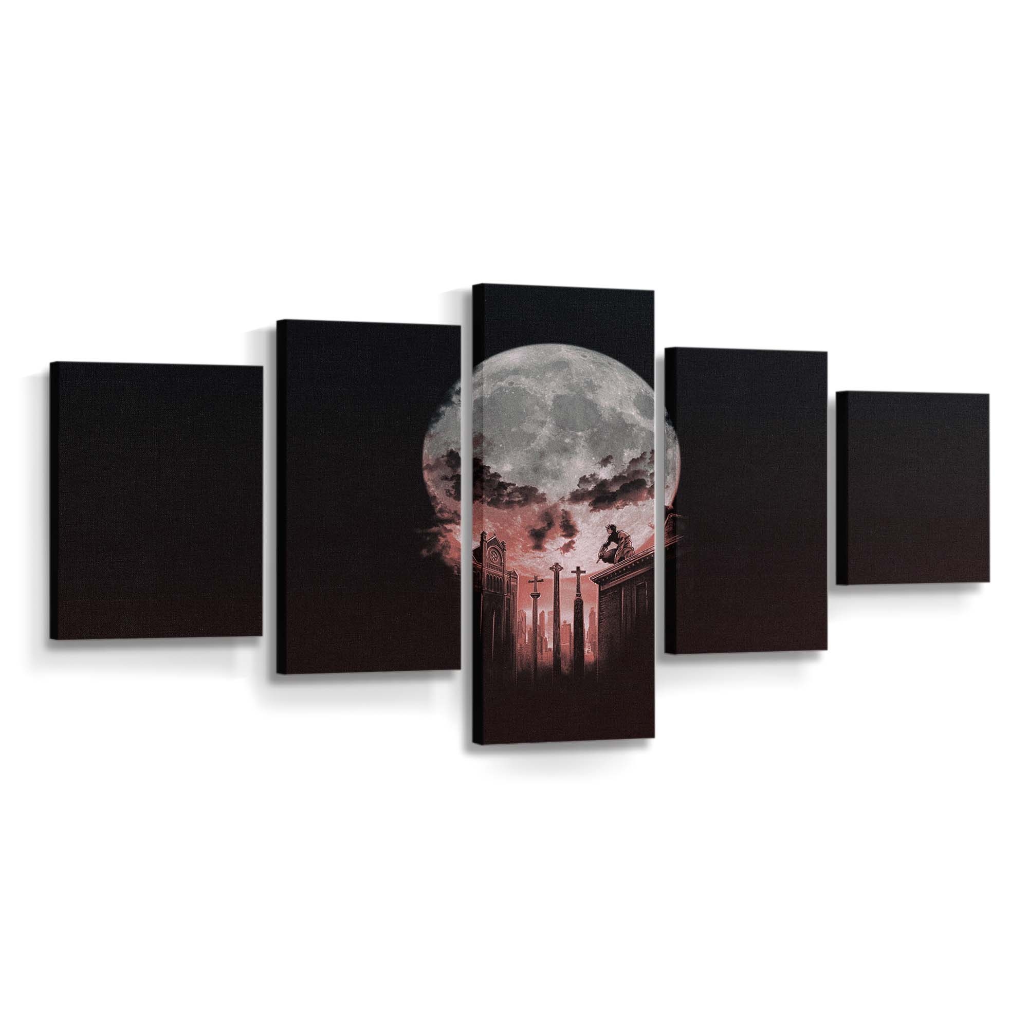 Punisher Halloween Art Leinwandbild - Marvel Wanddeko
