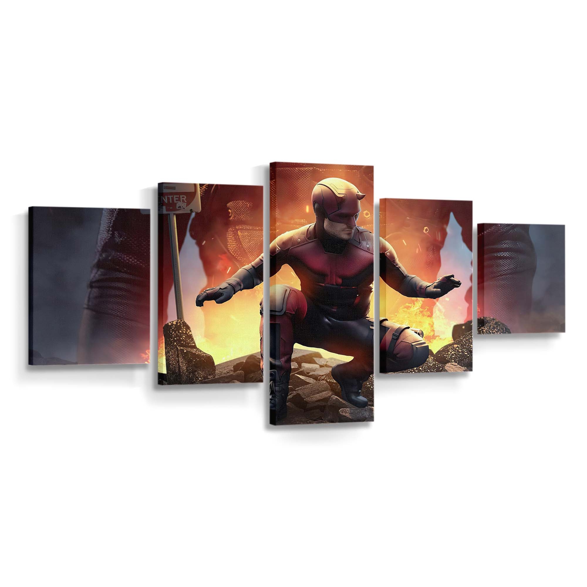 The Daredevil Born Again 2 Leinwandbild - Marvel Wanddeko