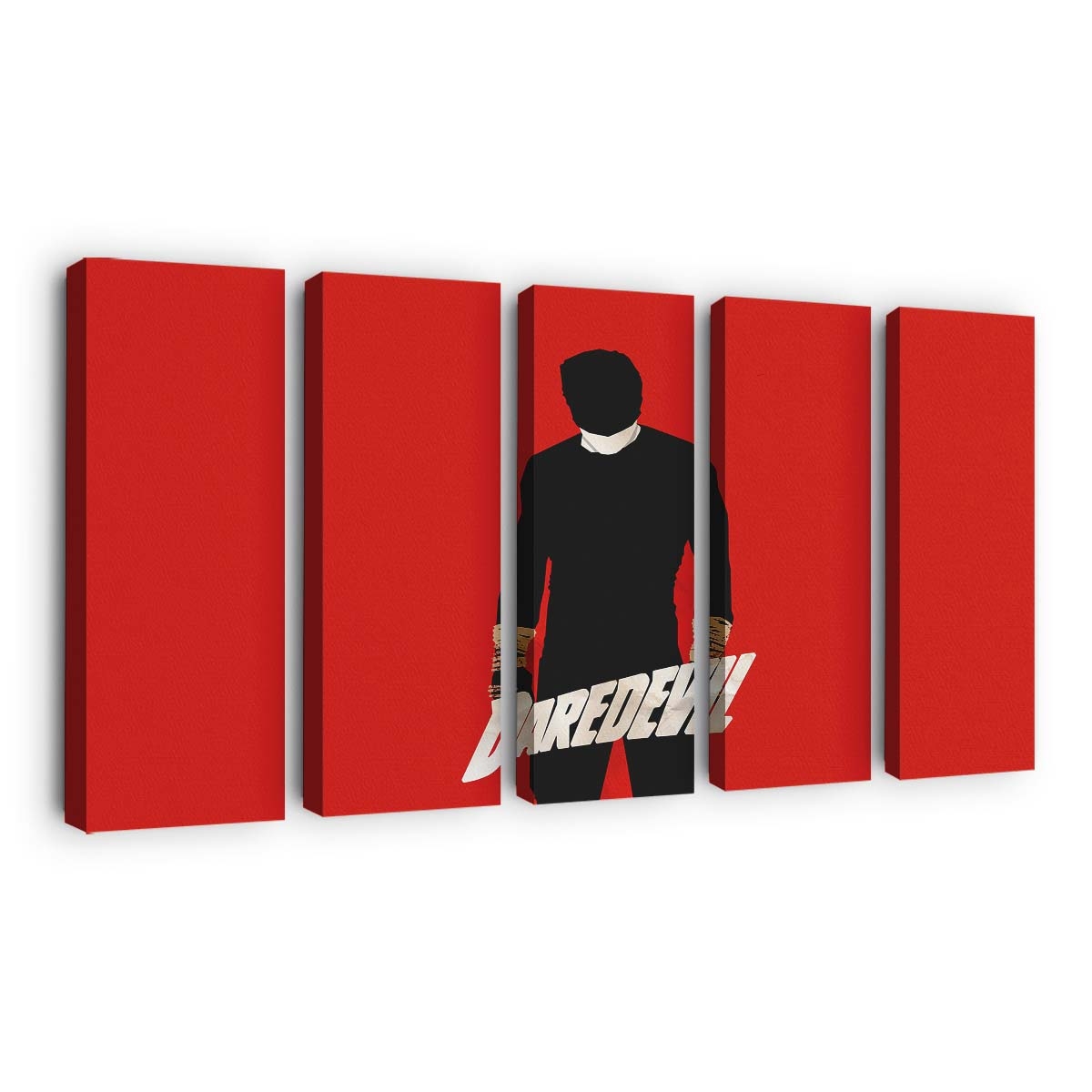 Daredevil Abstrakte Kunst Leinwandbild - Marvel Wanddeko