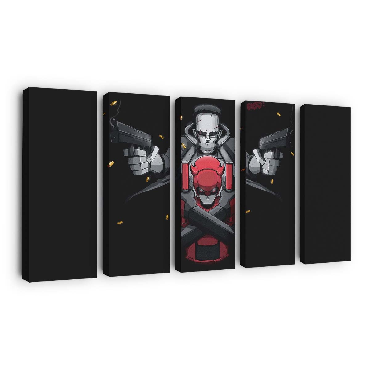 Daredevil und Punisher Leinwandbild - Marvel Wanddeko
