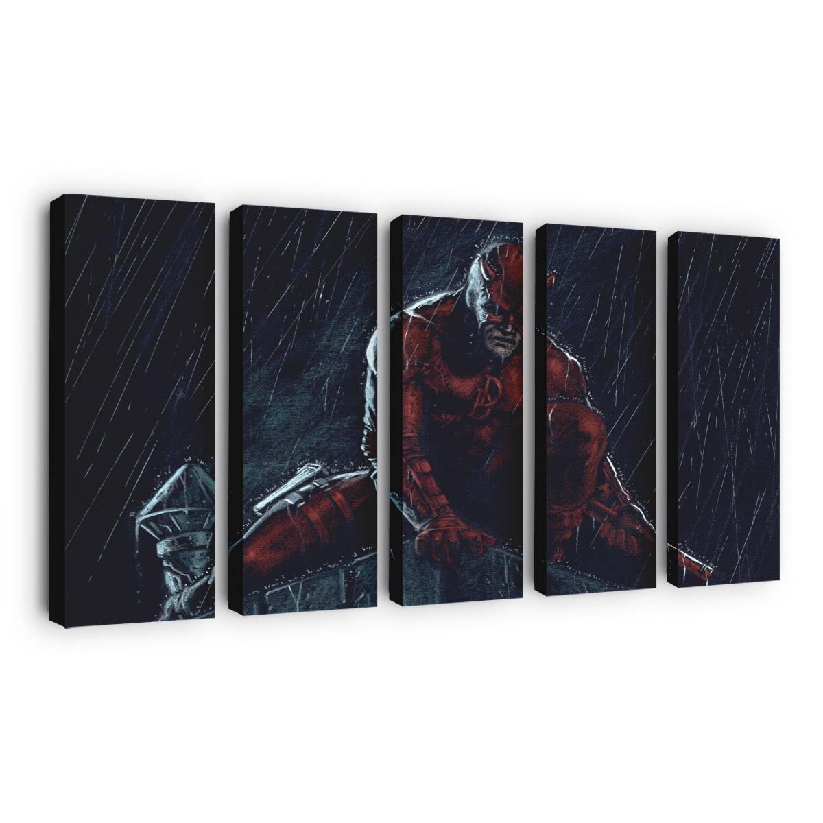 Daredevil in The Knight Leinwandbild - Marvel Wanddeko