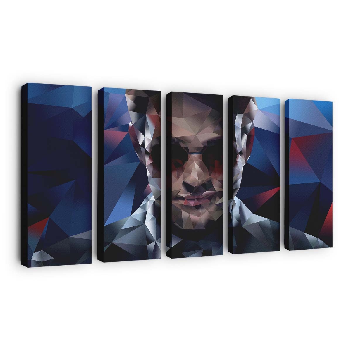 Daredevil Low-Poly-Kunst Leinwandbild - Marvel Wanddeko