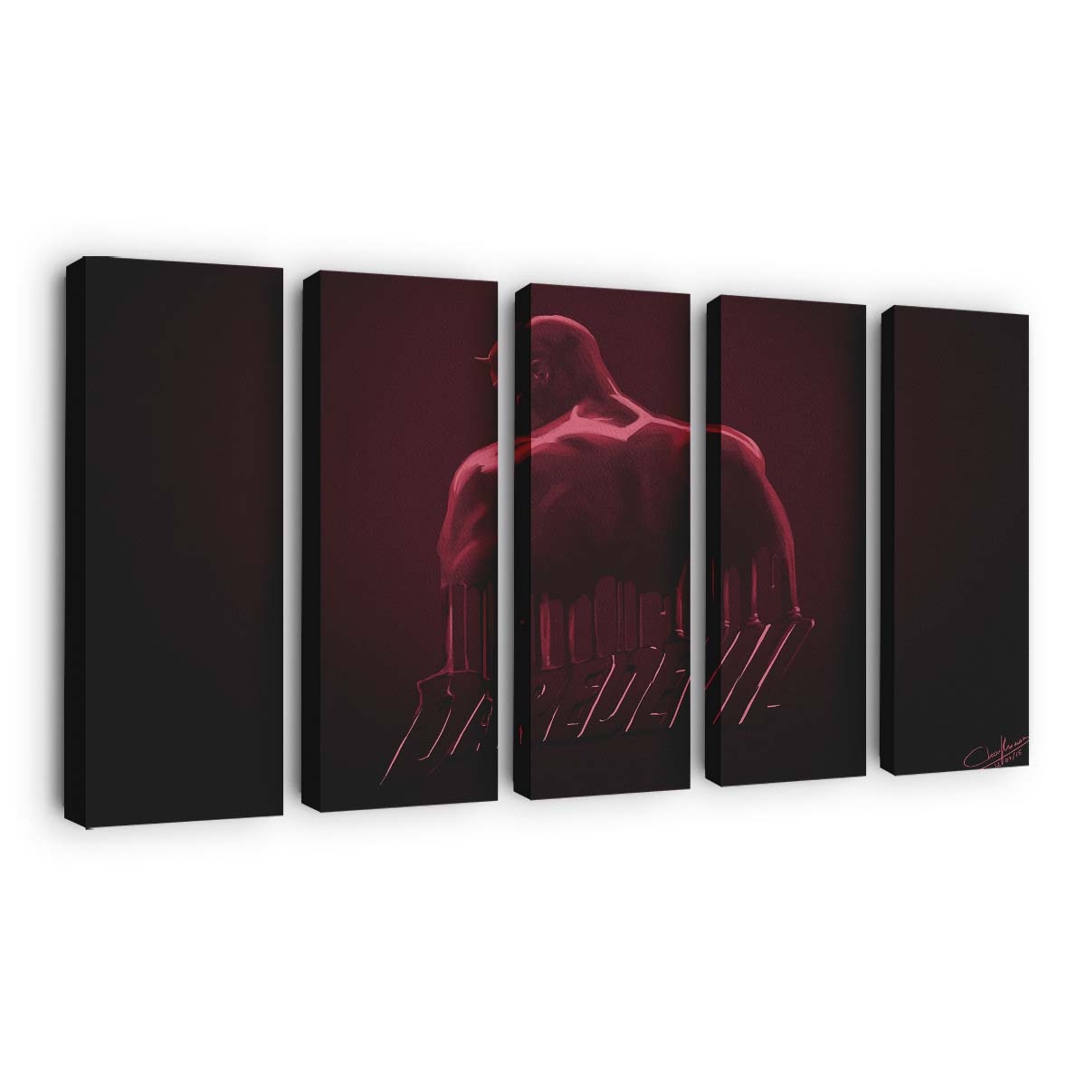 Daredevil Ölgemälde 8K Leinwandbild - Marvel Wanddeko