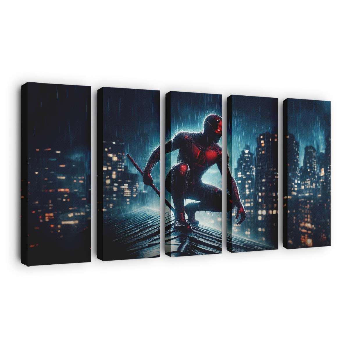 Daredevil Dach-Träumerei Leinwandbild - Marvel Wanddeko