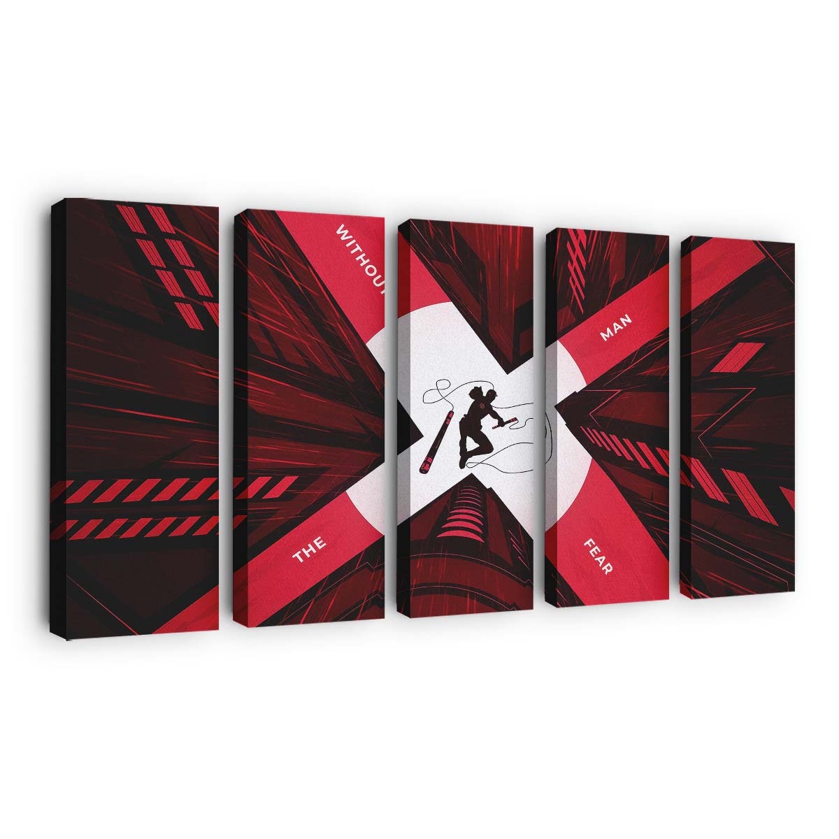 Matt Murdock Daredevil Minimal Leinwandbild - Marvel Wanddeko