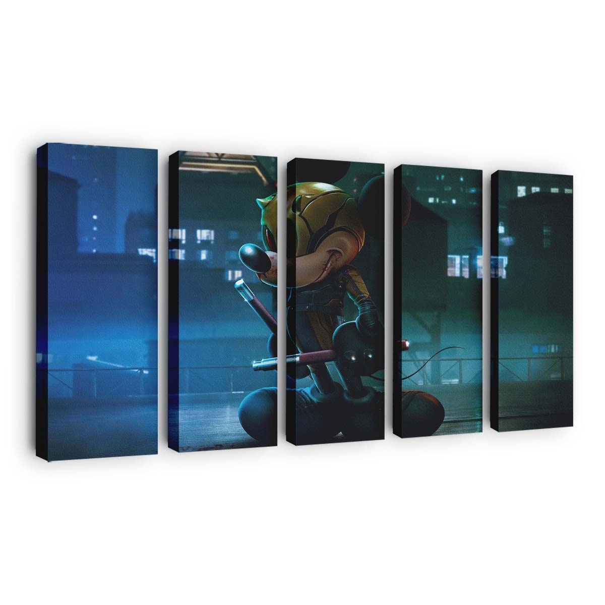 Psicologo El Mickey Daredevil Leinwandbild - Marvel Wanddeko