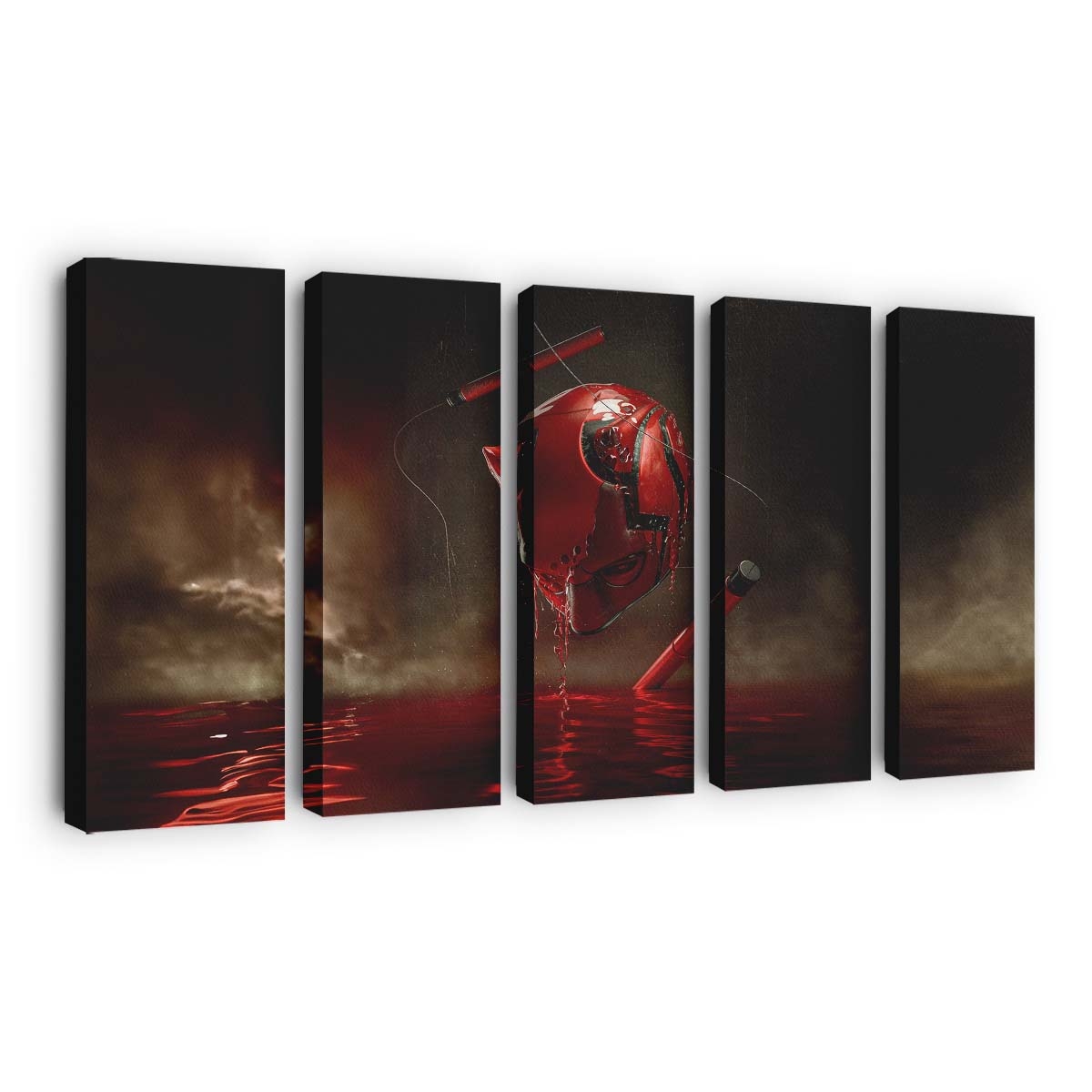 The Daredevil Mask Leinwandbild - Marvel Wanddeko