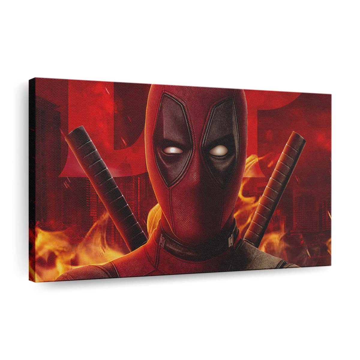 Deadpool 2023 Artwork Leinwandbild - Marvel Wanddeko