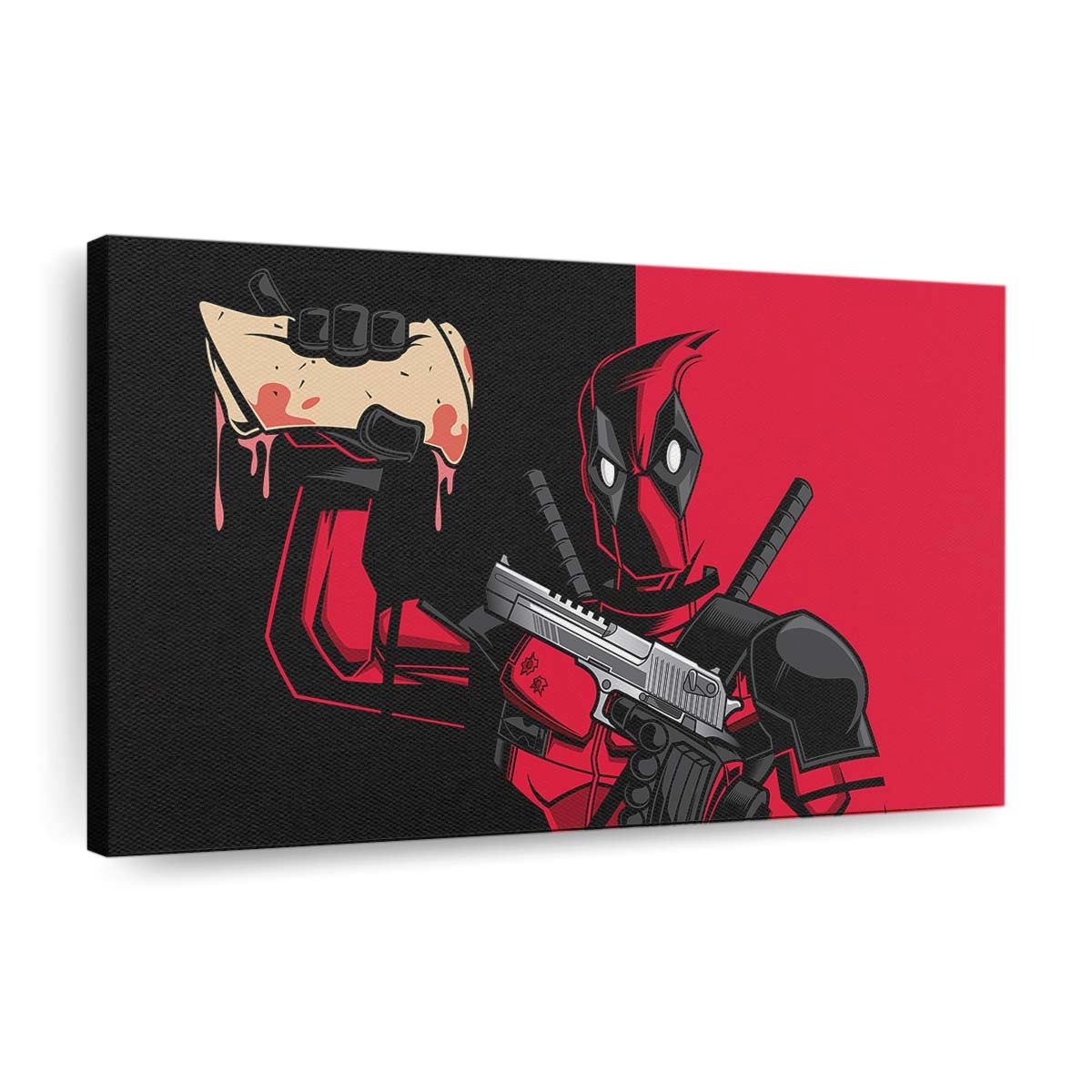 Deadpool Artworks Leinwandbild - Marvel Wanddeko
