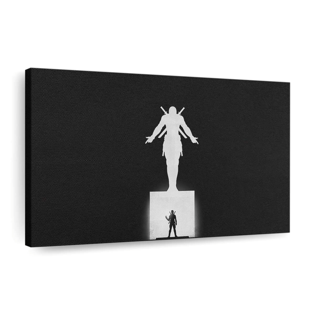 Deadpool Minimalismus 2020 2 Leinwandbild - Marvel Wanddeko