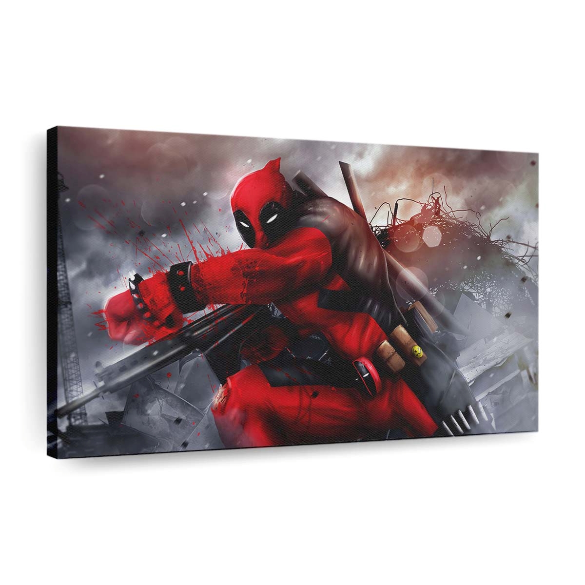 Deadpool Neue Kunst 2 Leinwandbild - Marvel Wanddeko