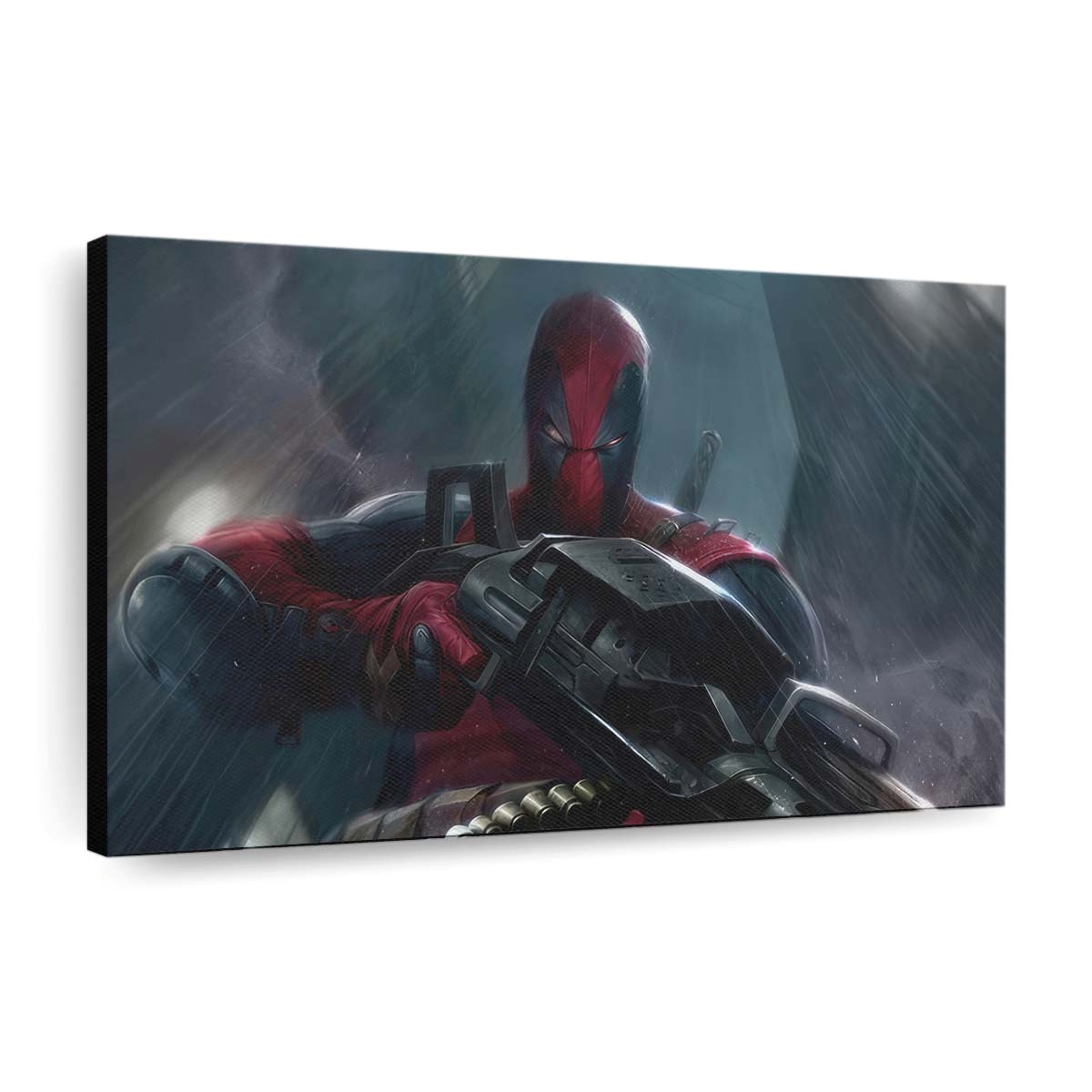 Deadpool Waffenshow Leinwandbild - Marvel Wanddeko