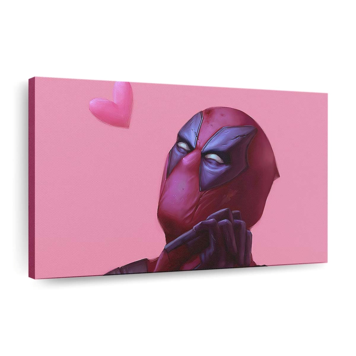 Deadpool verliebt Leinwandbild - Marvel Wanddeko