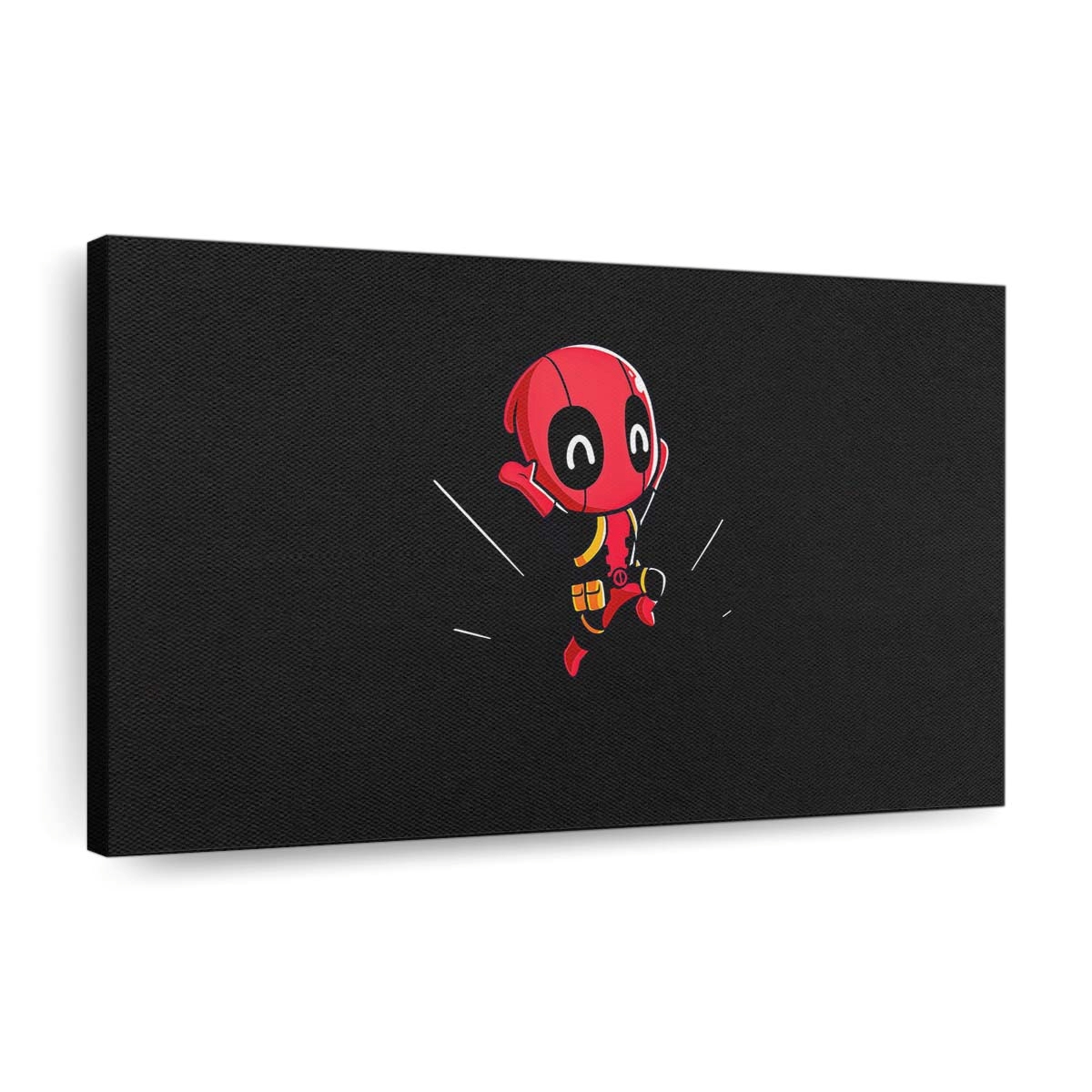 Deadpool Freude Leinwandbild - Marvel Wanddeko