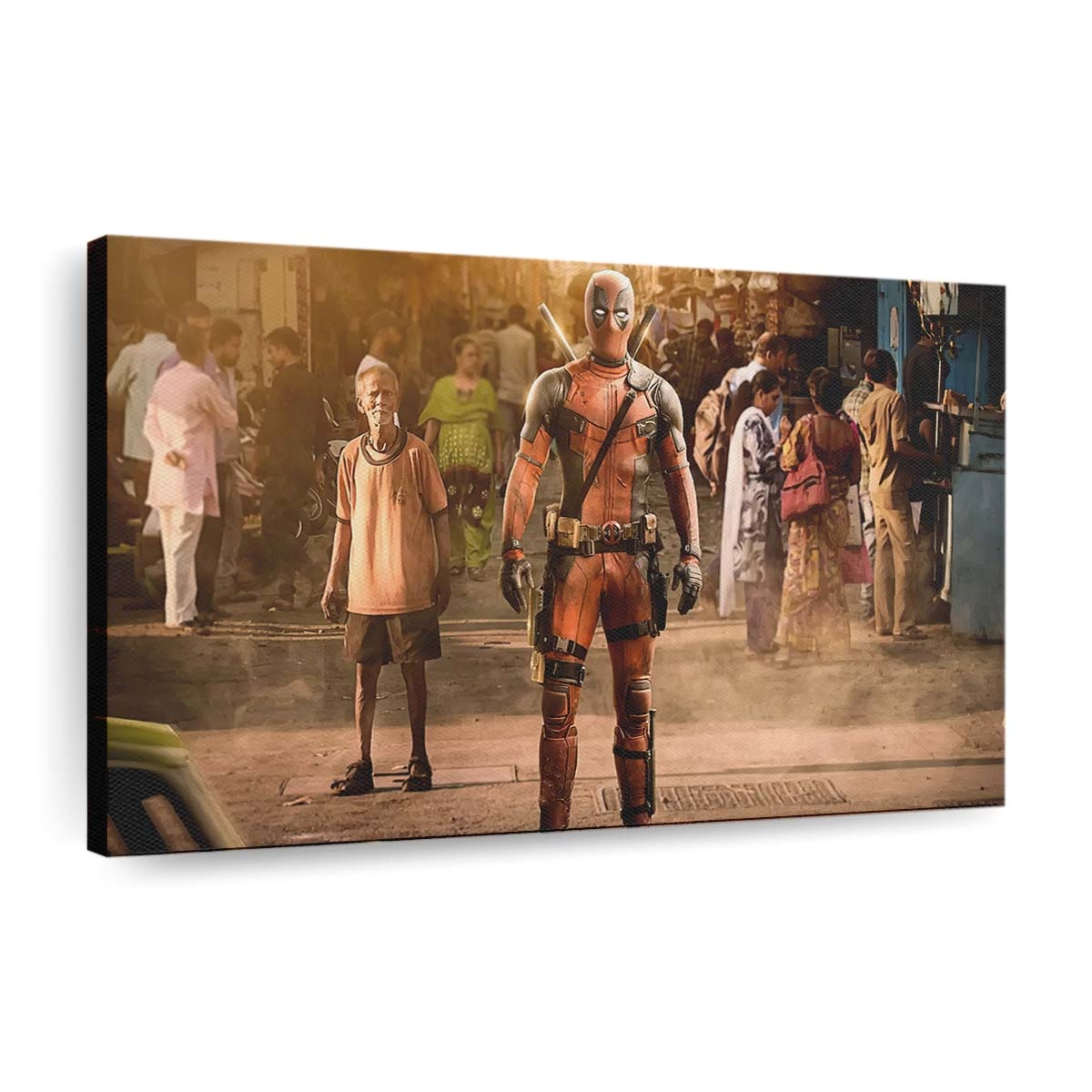 Deadpool Leben Leinwandbild - Marvel Wanddeko