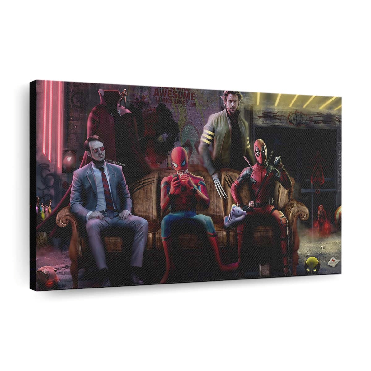 Deadpool MCU Club Leinwandbild - Marvel Wanddeko