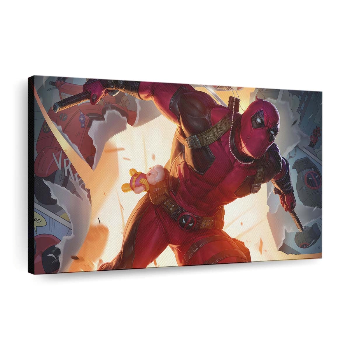 Deadpool: Der unkonventionelle Kämpfer Leinwandbild - Marvel Wanddeko