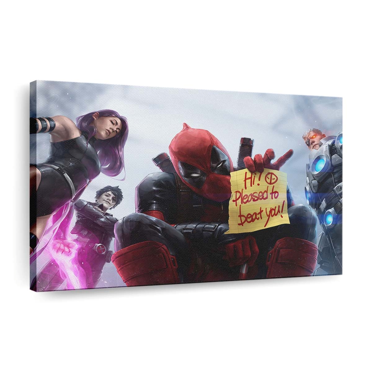 Marvel Heroes Omega Wi Leinwandbild - Marvel Wanddeko