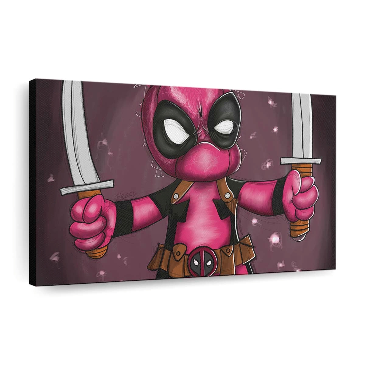 Kurzfilm Deadpool Leinwandbild - Marvel Wanddeko