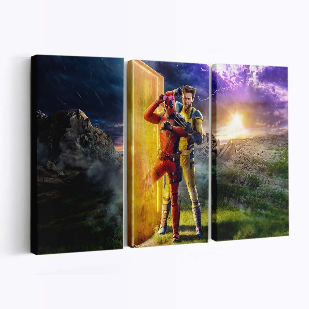 Deadpool und Wolverine Film 2024 Leinwandbild - Marvel Wanddeko