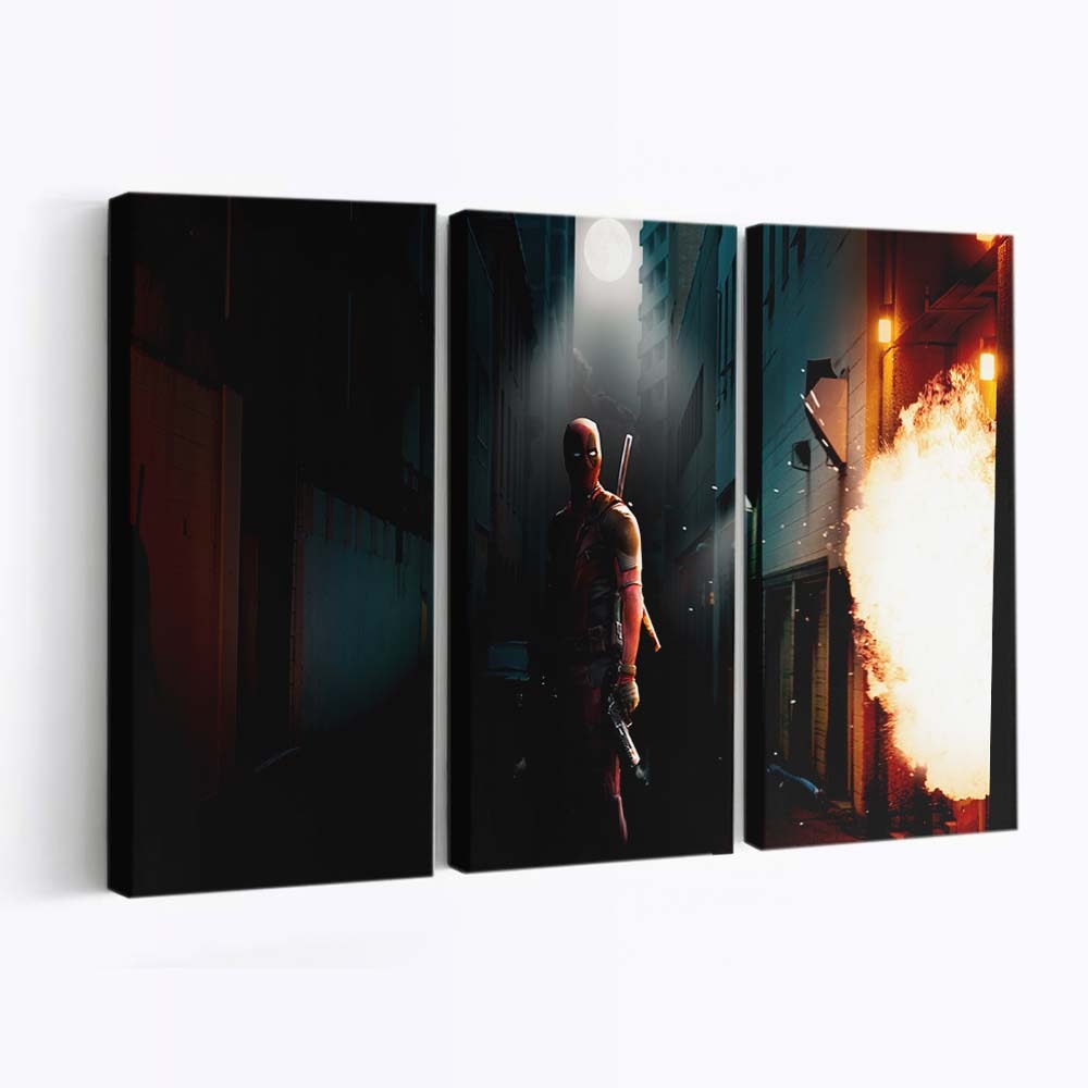 Deadpool 2020 Kunst Leinwandbild - Marvel Wanddeko