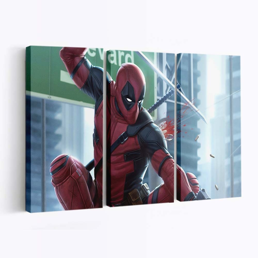 Deadpool 2 Leinwandbild - Marvel Wanddeko
