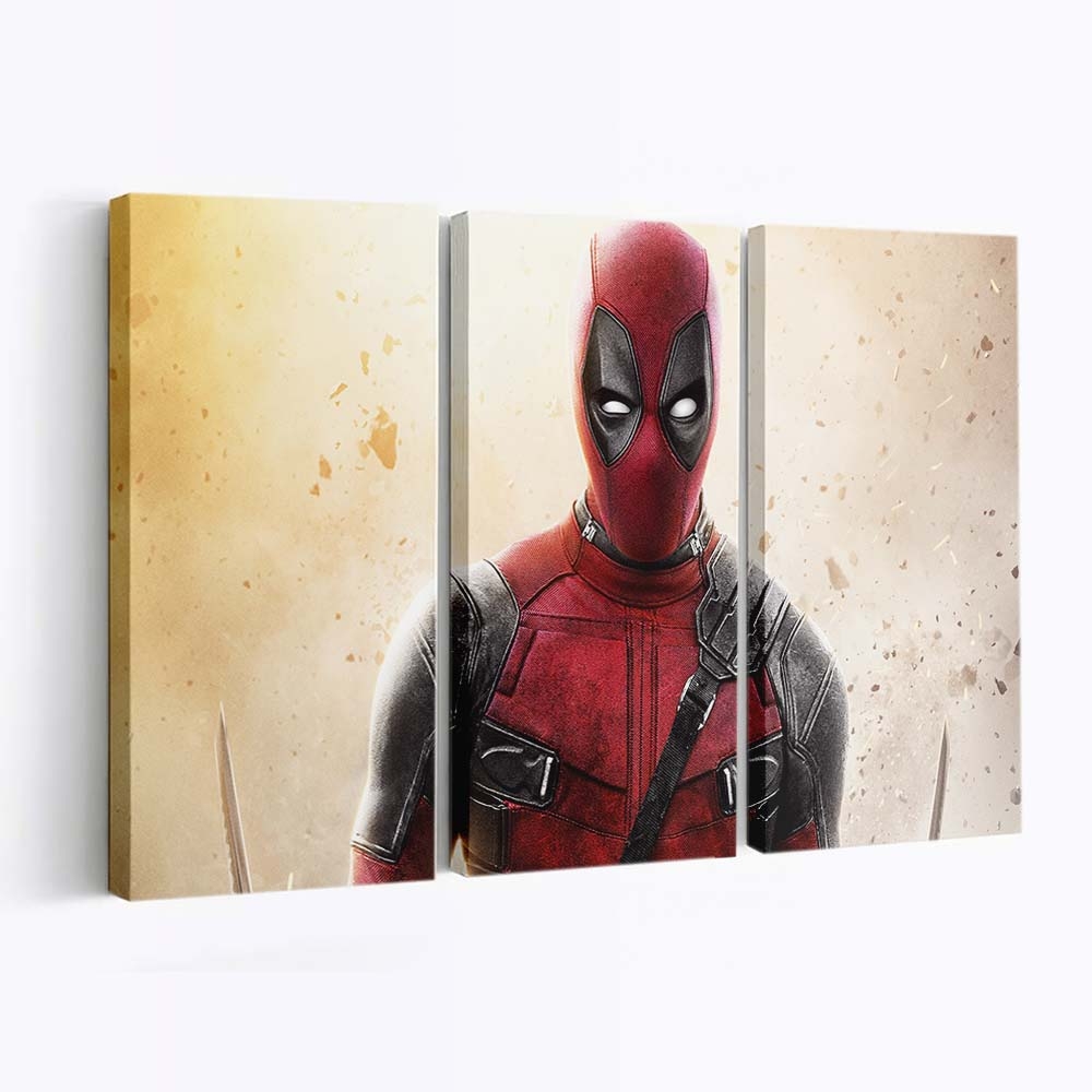 Deadpool 2 Neu 3 Leinwandbild - Marvel Wanddeko