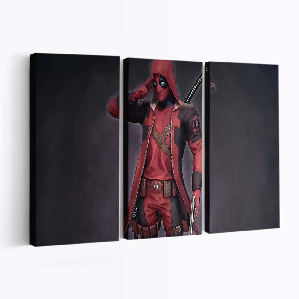 Deadpool 2020 Kunst 4 Leinwandbild - Marvel Wanddeko