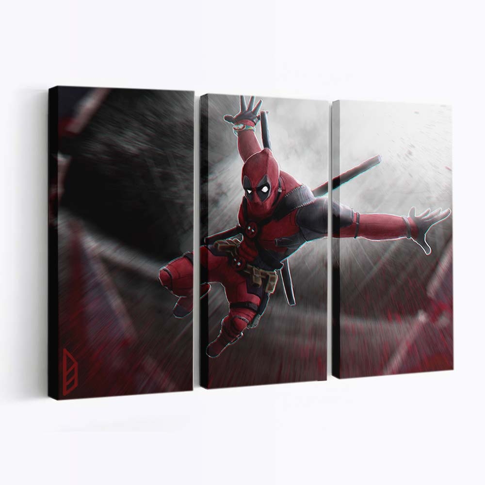 Deadpool Neue Kunst Leinwandbild - Marvel Wanddeko