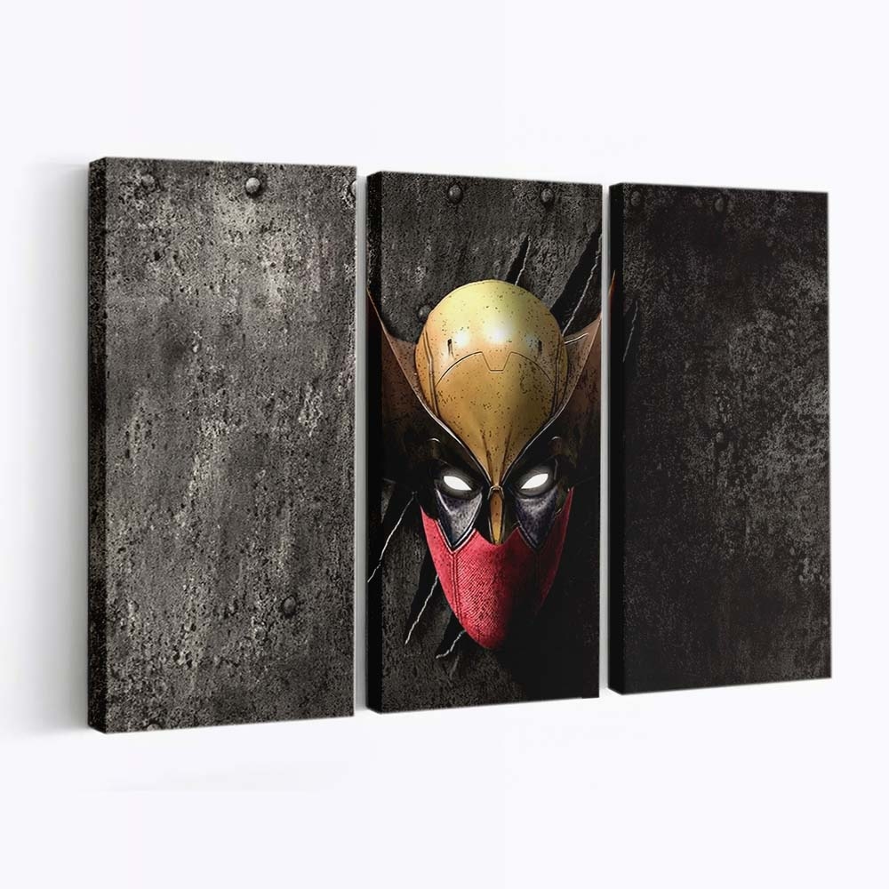 Deadpool und Wolverine: Ein chaotisches Team Leinwandbild - Marvel Wanddeko