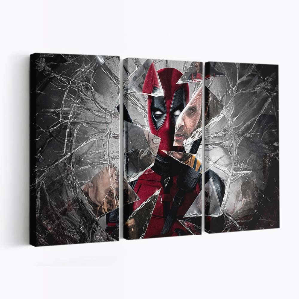 Rückkehr von Deadpool und Wolverine Leinwandbild - Marvel Wanddeko