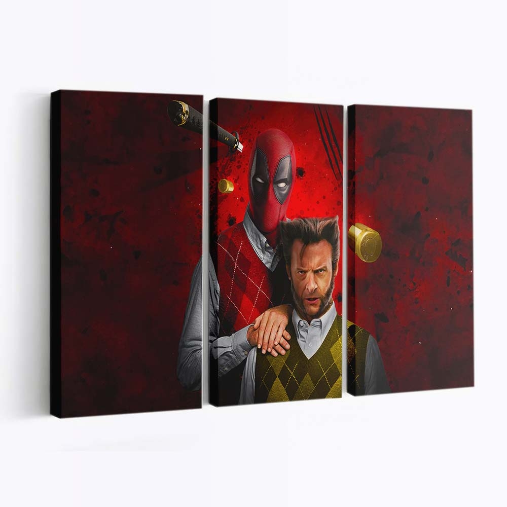 Deadpool und Wolverine Film 2024 2 Leinwandbild - Marvel Wanddeko