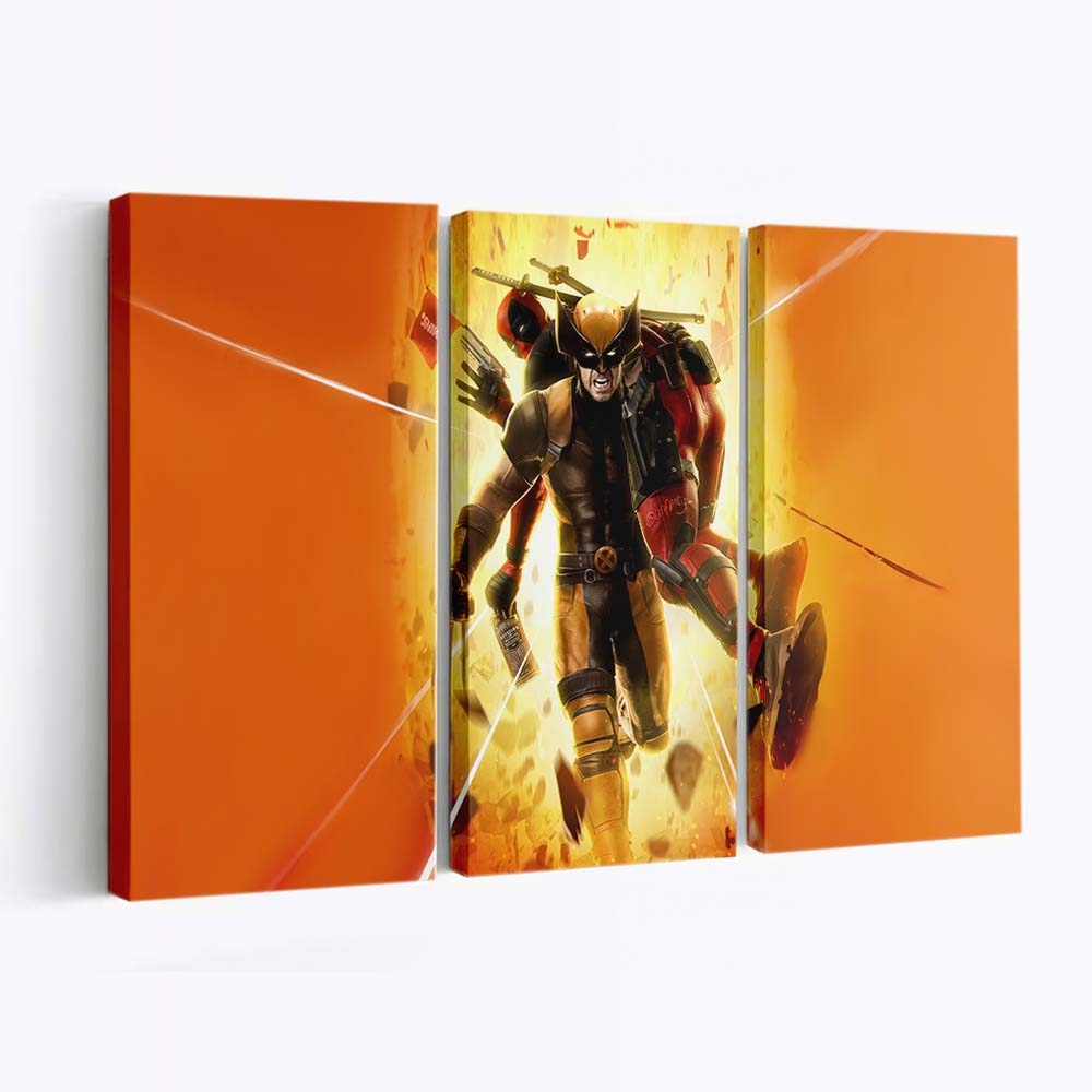Deadpool und Wolverine Film 2 Leinwandbild - Marvel Wanddeko