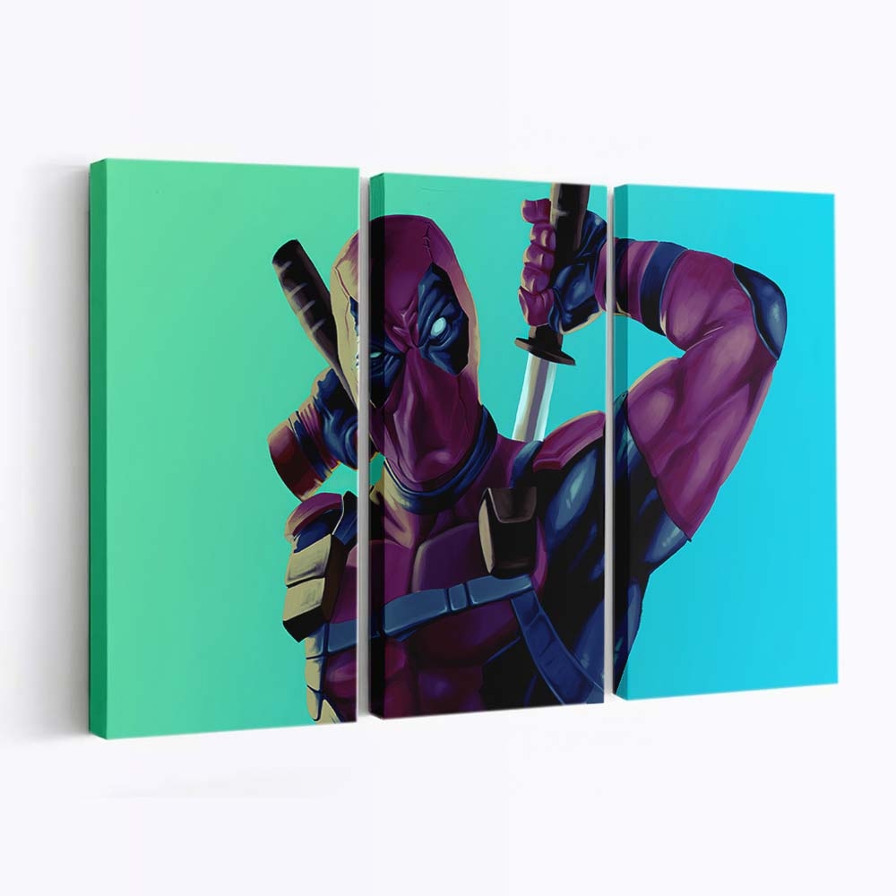 Deadpool Artwork 2020 2 Leinwandbild - Marvel Wanddeko