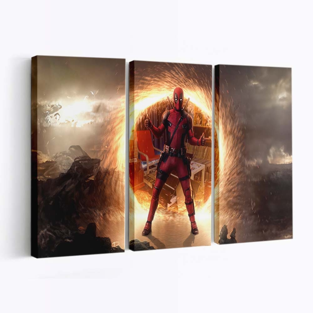 Deadpool Infinite Reality Leinwandbild - Marvel Wanddeko