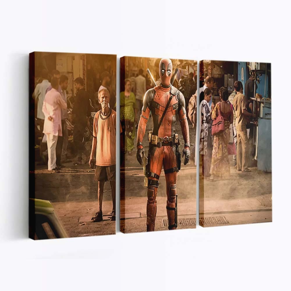 Deadpool Leben Leinwandbild - Marvel Wanddeko