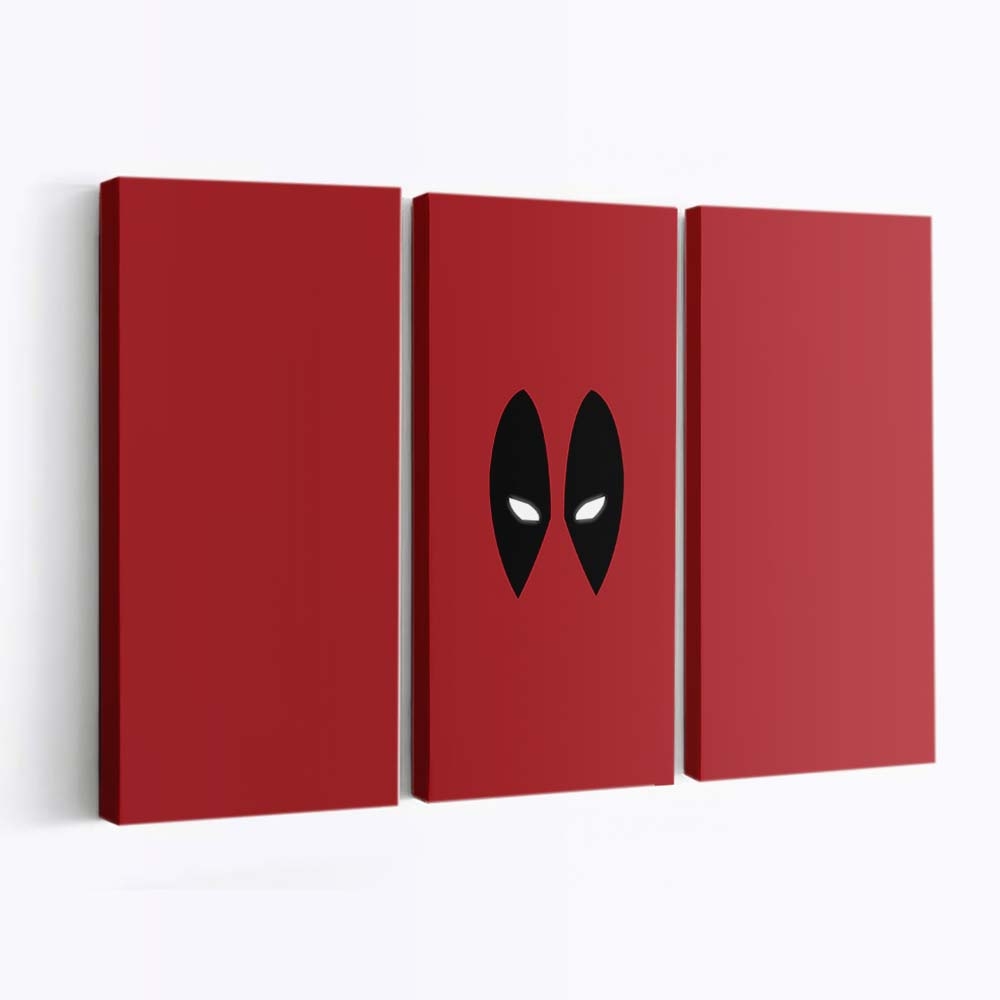 Deadpool Marvel Held Leinwandbild - Marvel Wanddeko