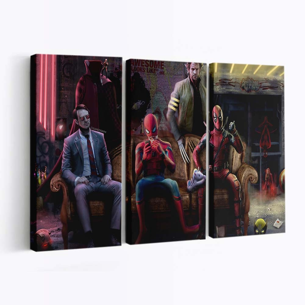 Deadpool MCU Club Leinwandbild - Marvel Wanddeko