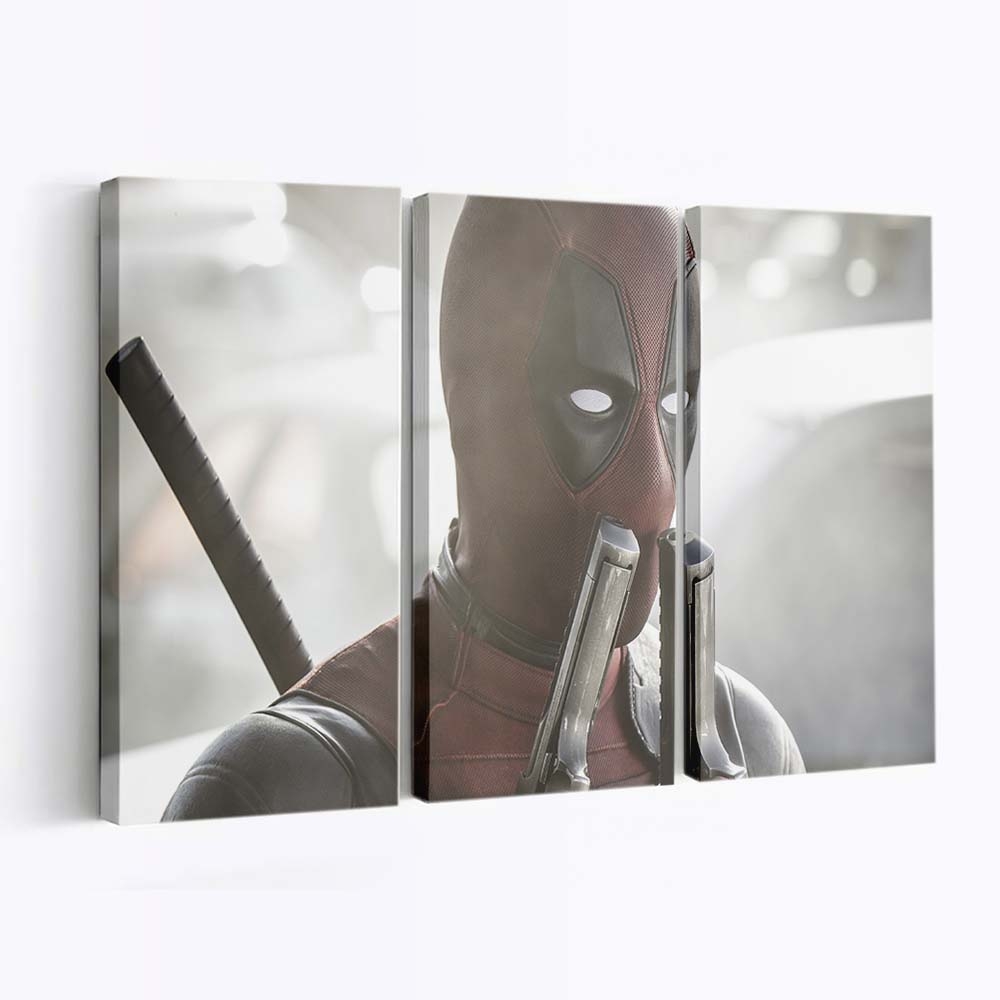 Deadpool Film Leinwandbild - Marvel Wanddeko