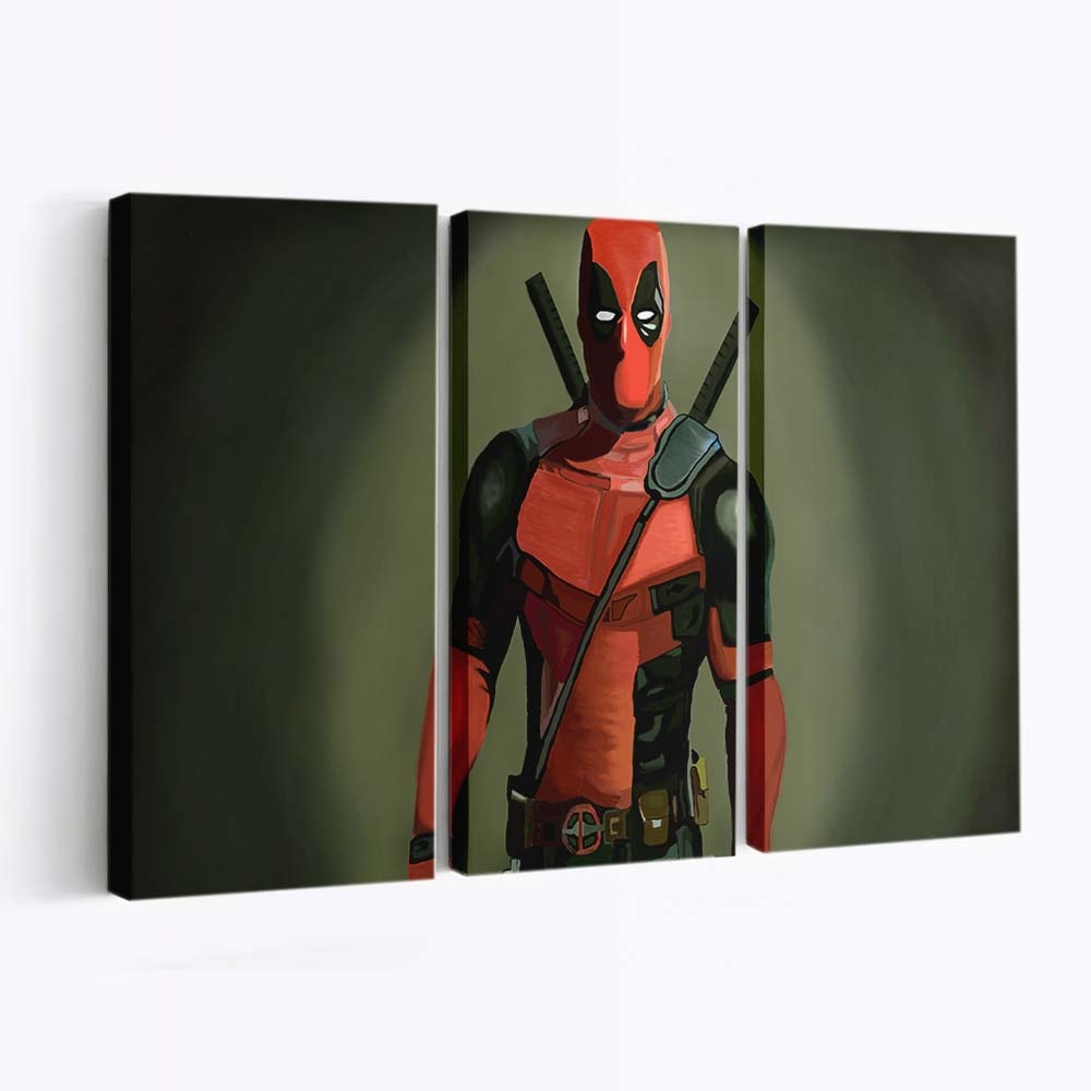 Deadpool Neue Art Leinwandbild - Marvel Wanddeko