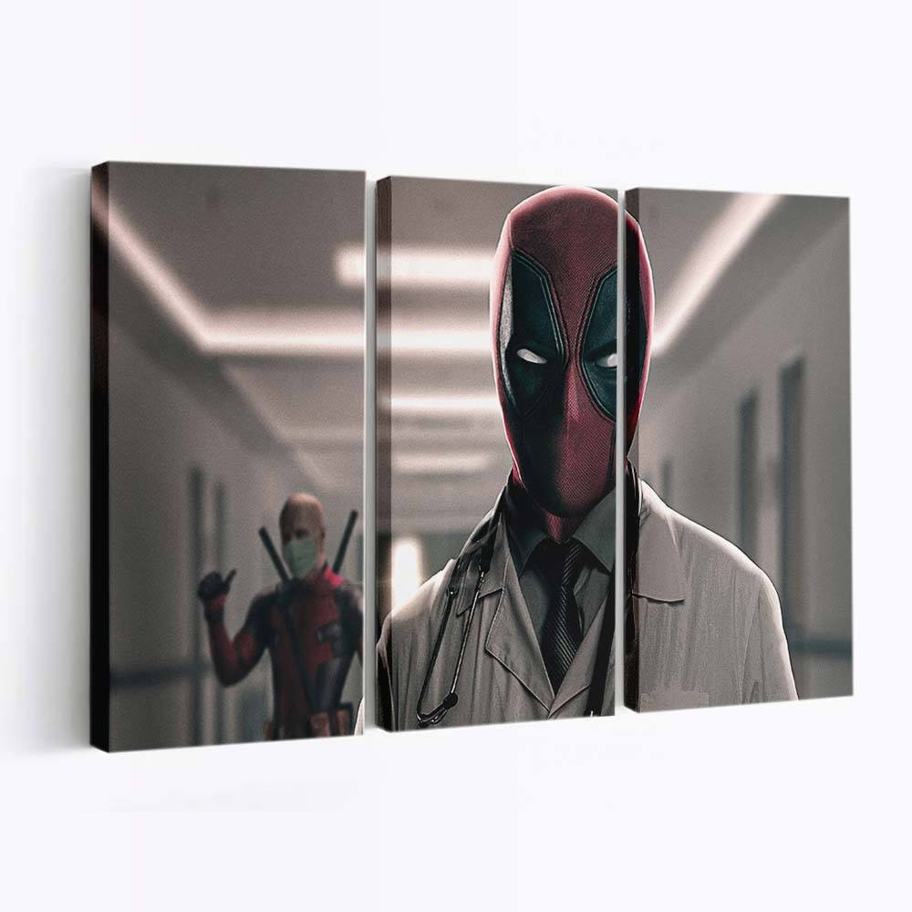 Deadpool: Nimm meine Maske, Doktor Leinwandbild - Marvel Wanddeko