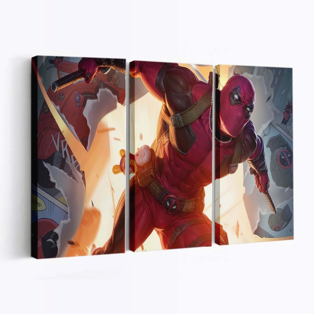Deadpool: Der unkonventionelle Kämpfer Leinwandbild - Marvel Wanddeko