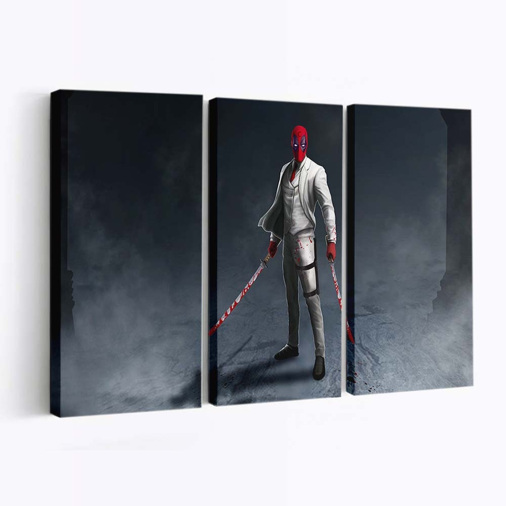 John Wick Deadpool Leinwandbild - Marvel Wanddeko