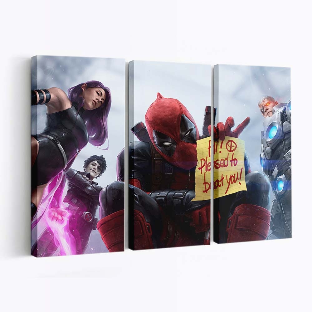 Marvel Heroes Omega Wi Leinwandbild - Marvel Wanddeko