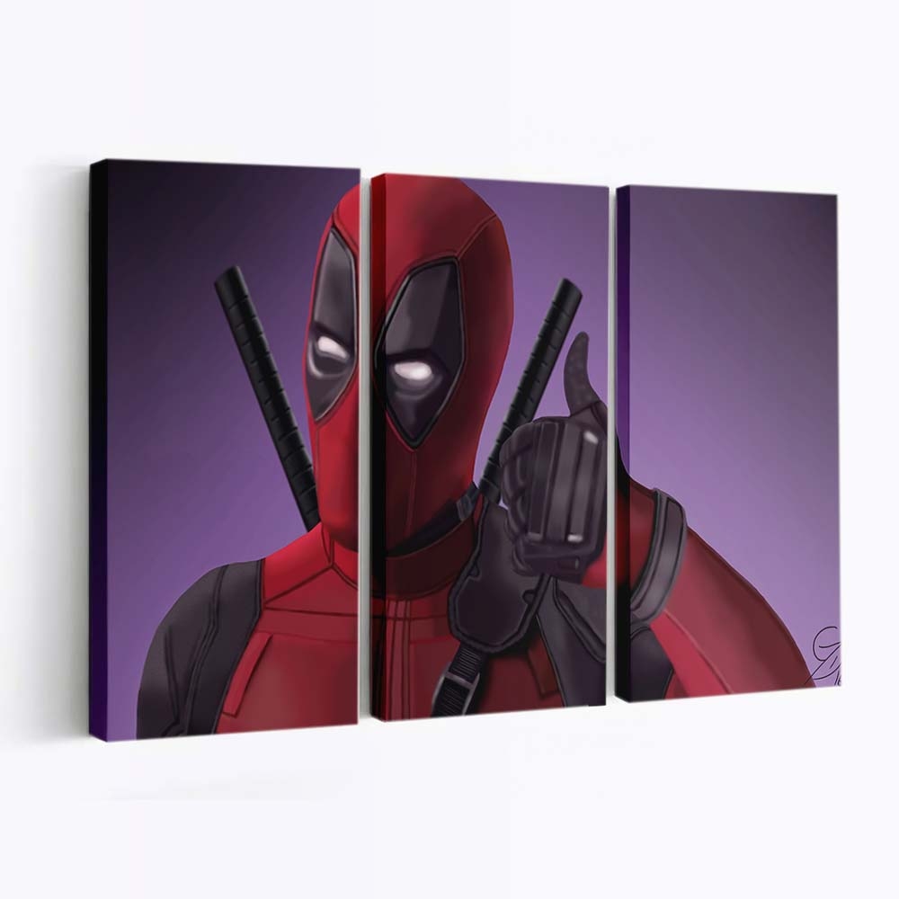 Neue Deadpool-Artworks 2 Leinwandbild - Marvel Wanddeko