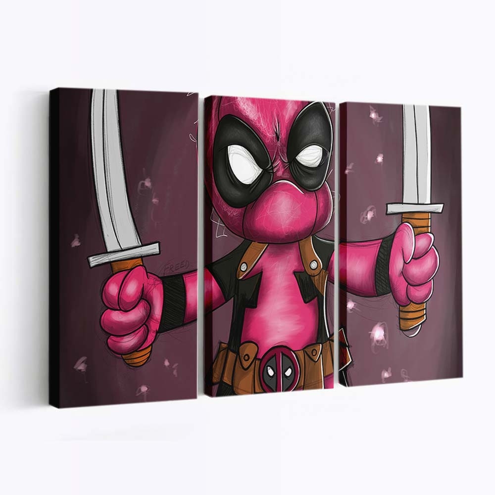 Kurzfilm Deadpool Leinwandbild - Marvel Wanddeko