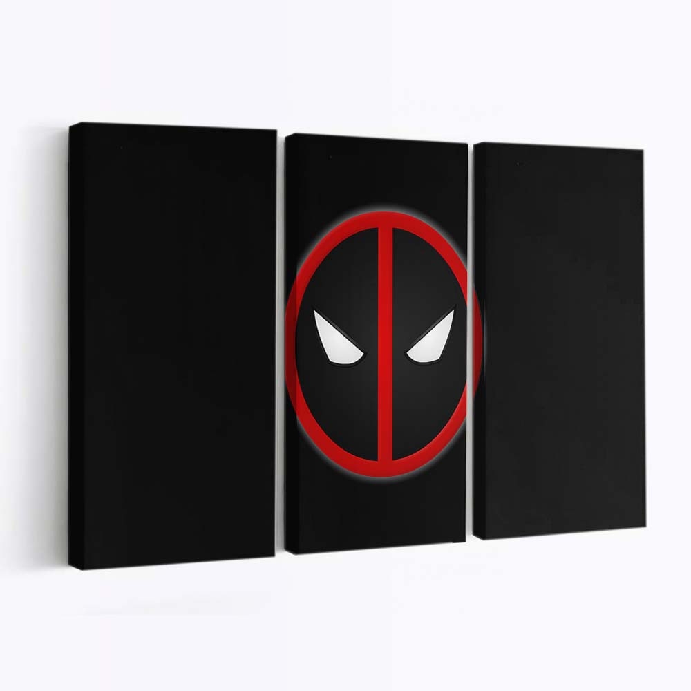 Das Deadpool-Logo Leinwandbild - Marvel Wanddeko