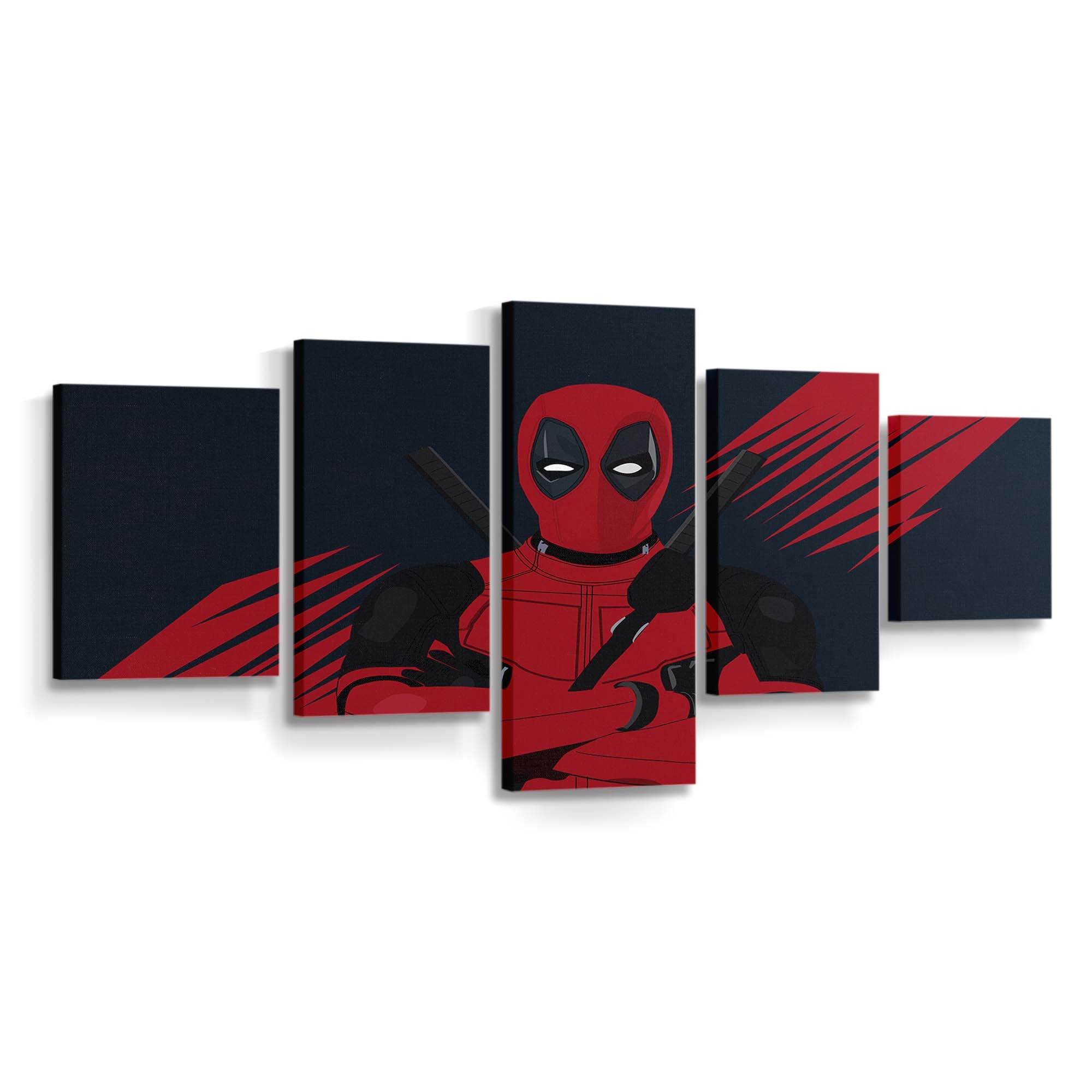 Deadpool Minimal 2019 Leinwandbild - Marvel Wanddeko