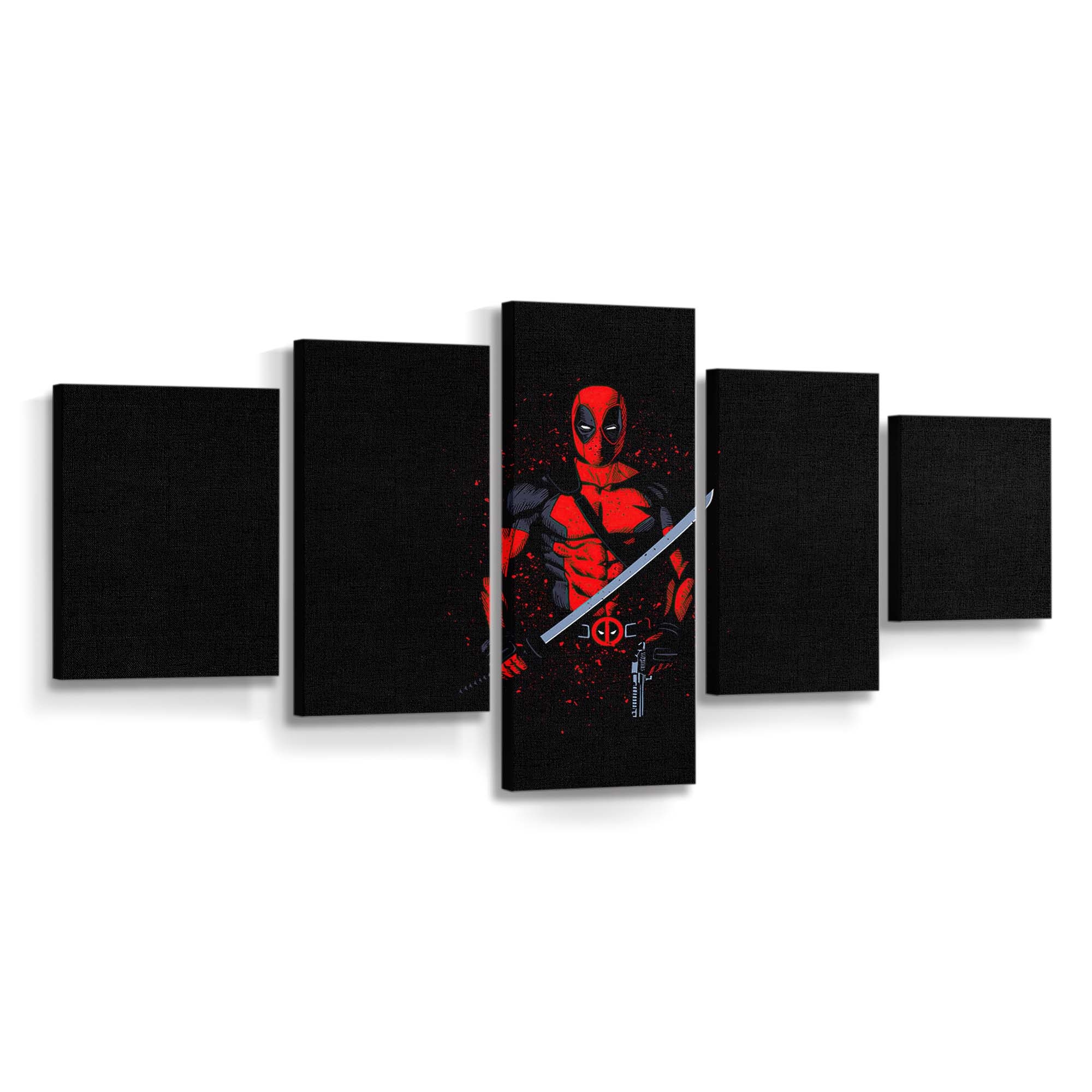 Deadpool Minimalismus 2020 Leinwandbild - Marvel Wanddeko