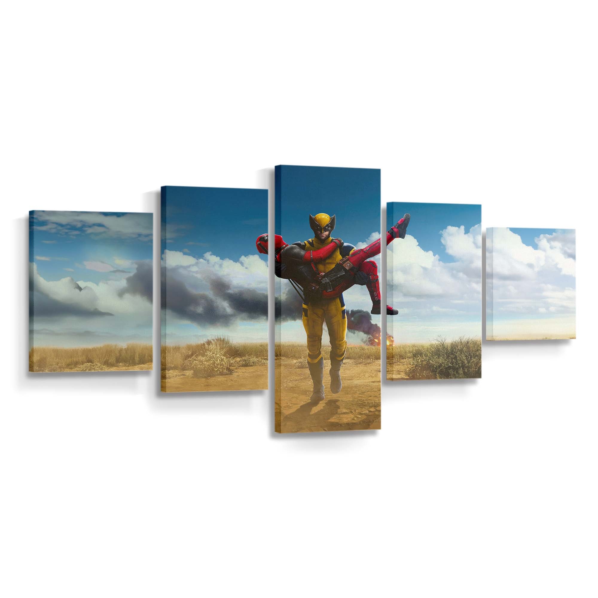 Bruderschaft der Helden Leinwandbild - Marvel Wanddeko